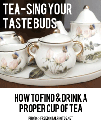 Tea-sing Your Taste Buds: How to Find & Drink a Proper Cup of Tea